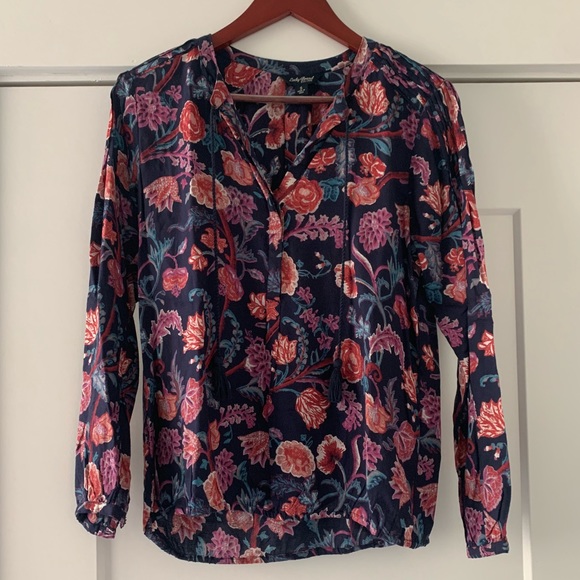 Lucky Brand Floral Top - Picture 1 of 3